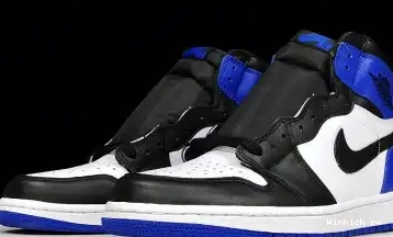 BLACK AIR 1 RETRO ROYAL-WHITE MENS SPORT “FRAGMENT” JORDAN 0605